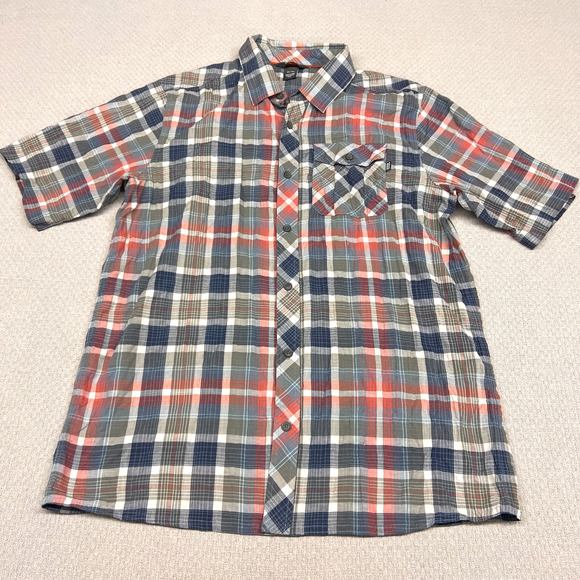 Outdoor Research Shirt Mens XL Plaid Short Sleeve Button Down Classic Western - Picture 1 of 7